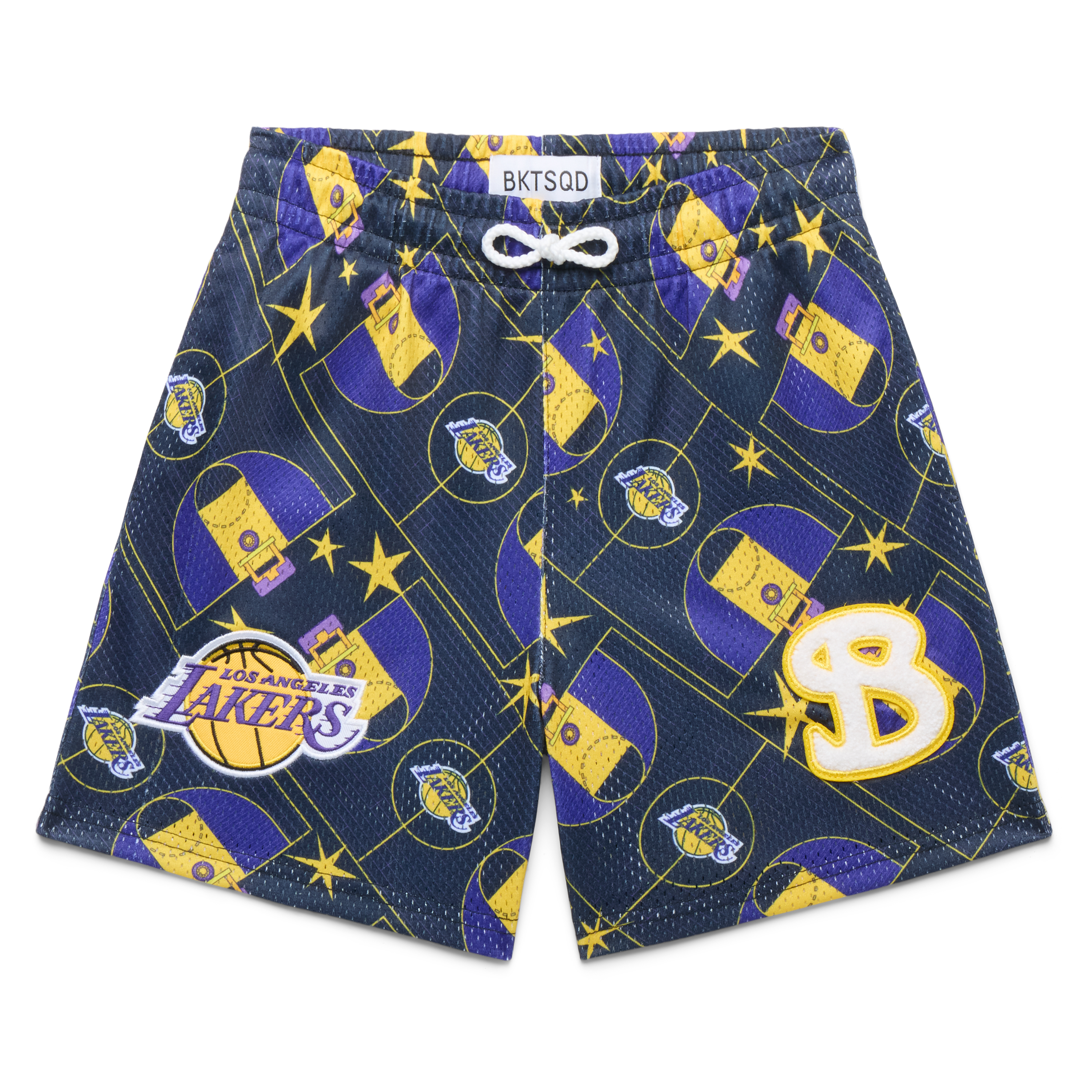 NBA LOS ANGELES LAKERS COURT YOUTH SHORTS