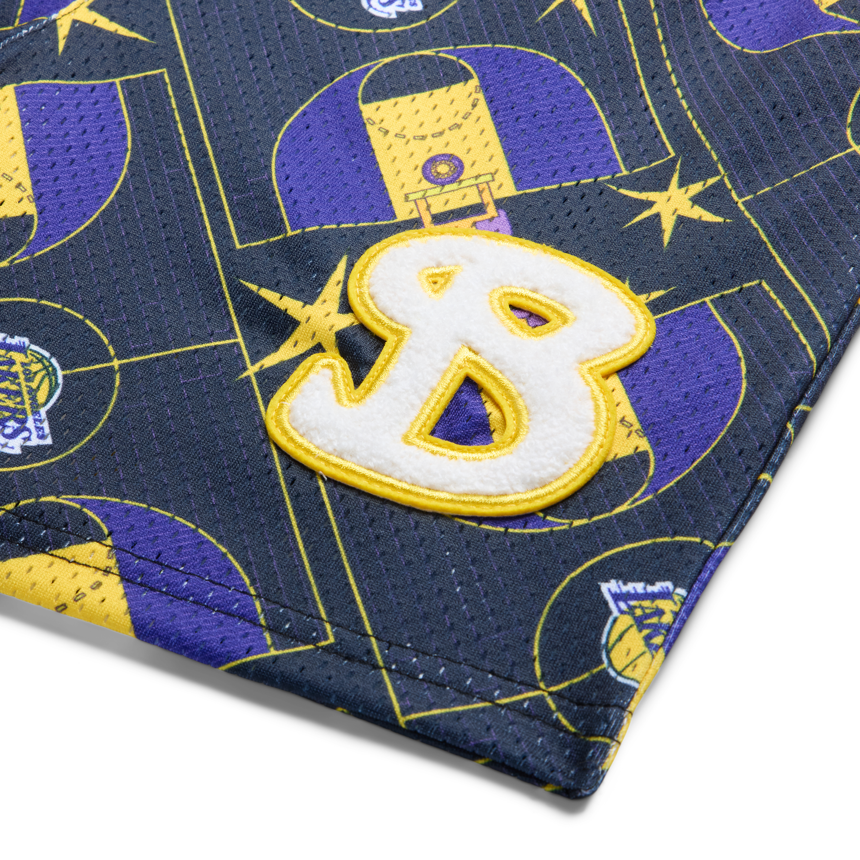 NBA LOS ANGELES LAKERS COURT YOUTH SHORTS