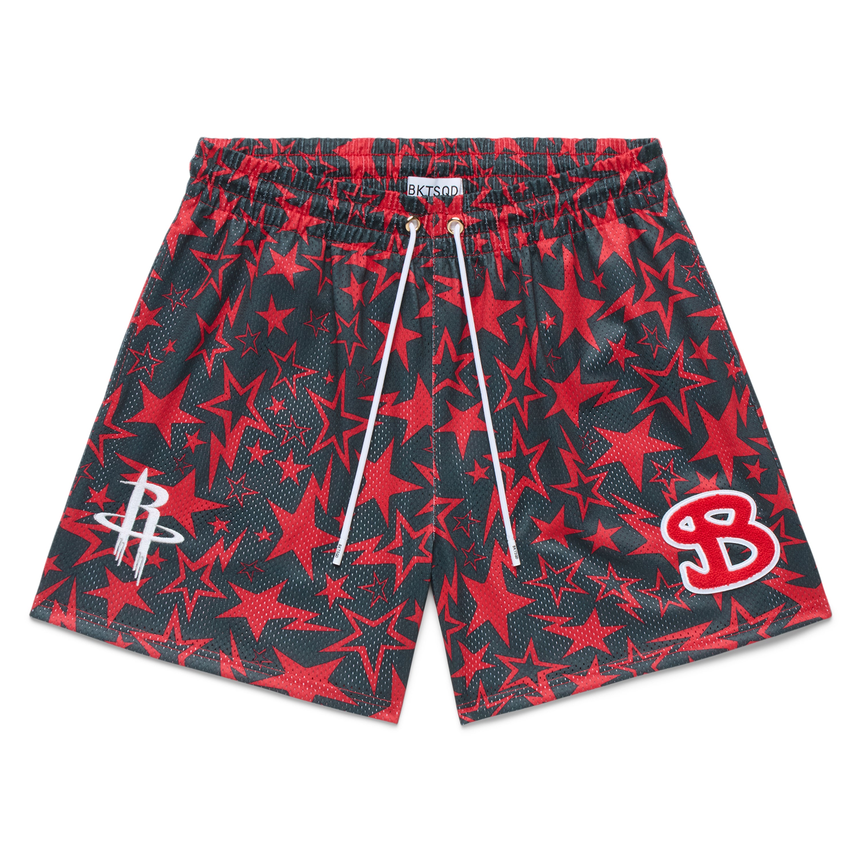 NBA HOUSTON ROCKETS STARS SHORTS ADULT