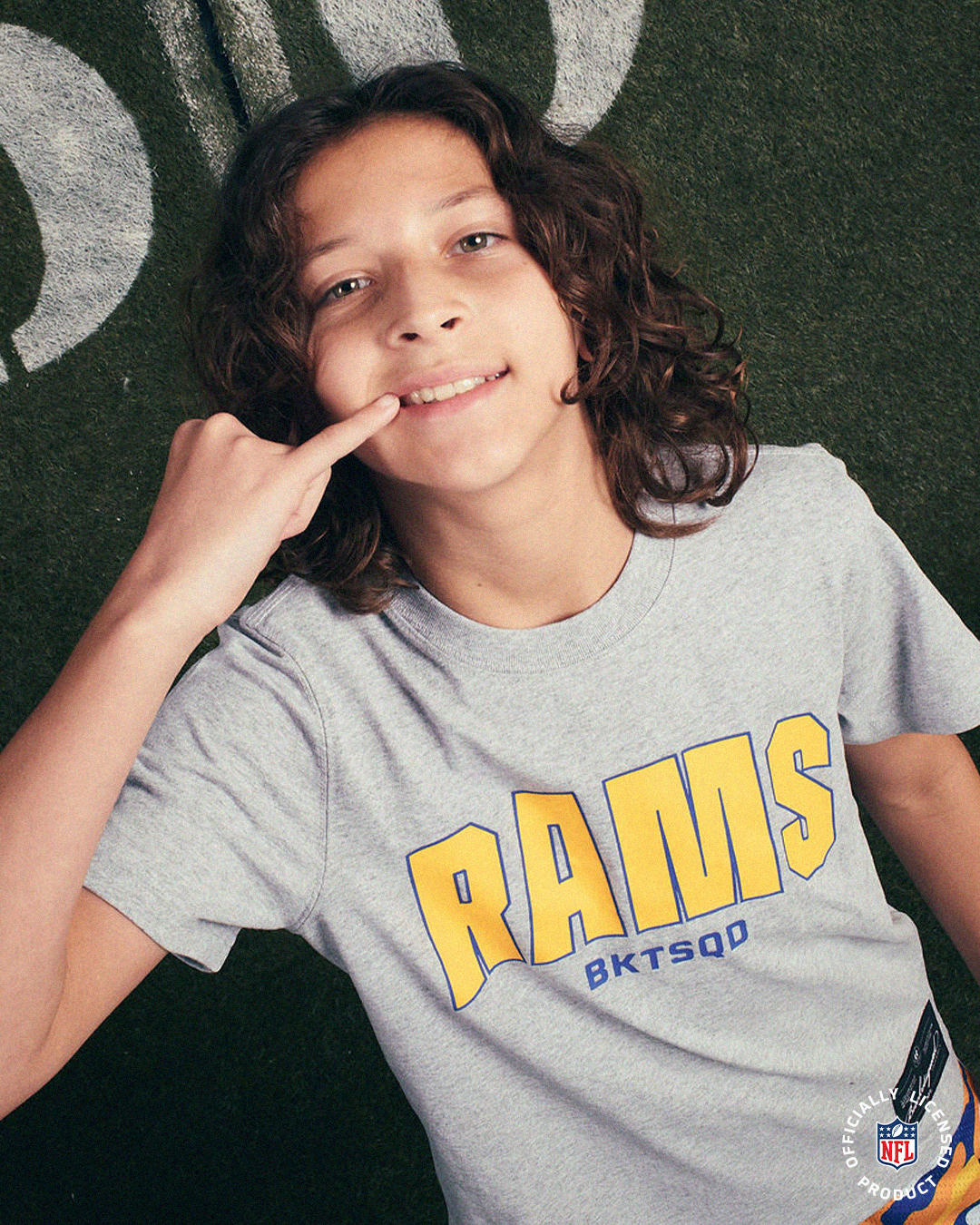 YOUTH RAMS BLITZ TEE