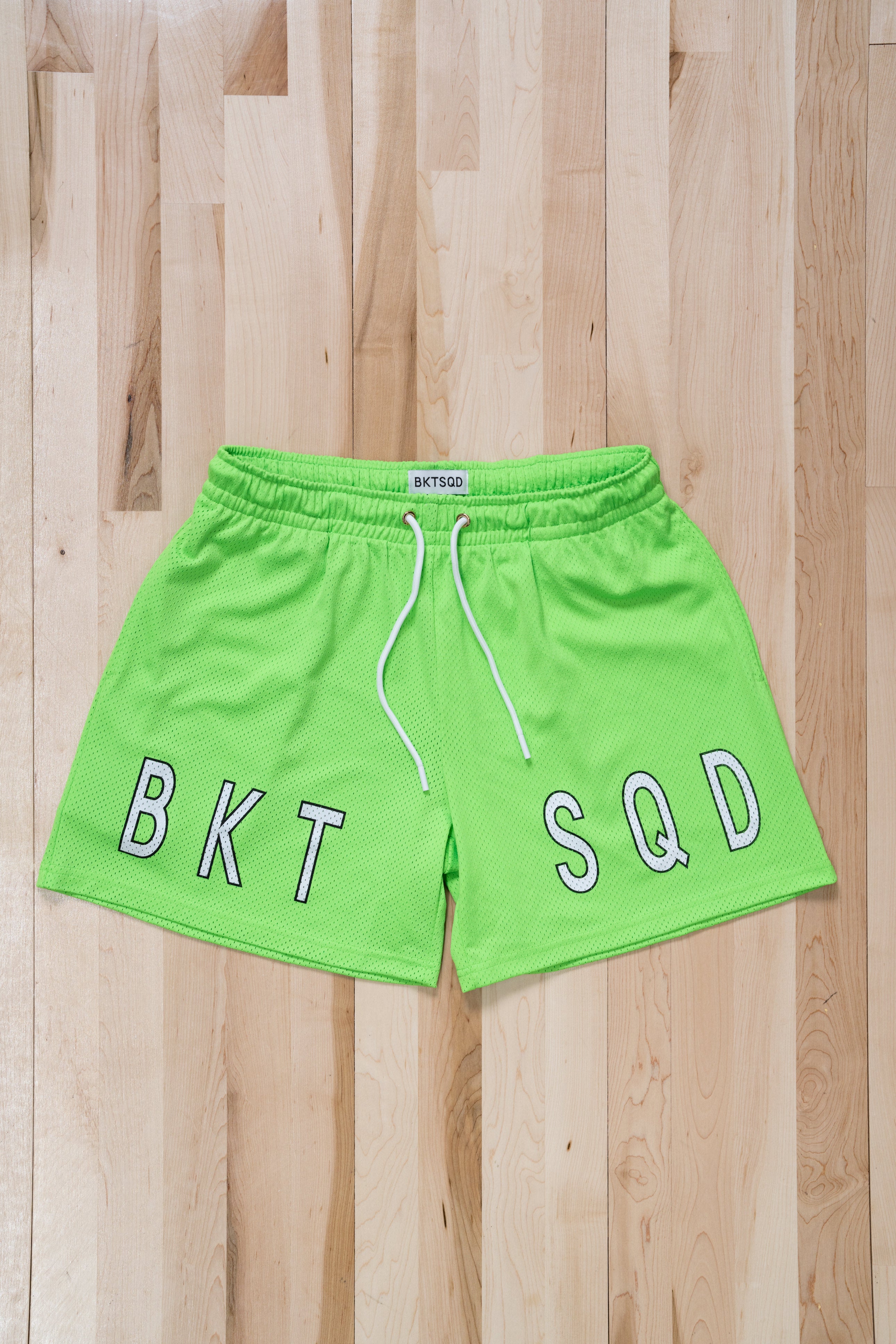 NEON GREEN SHORTS