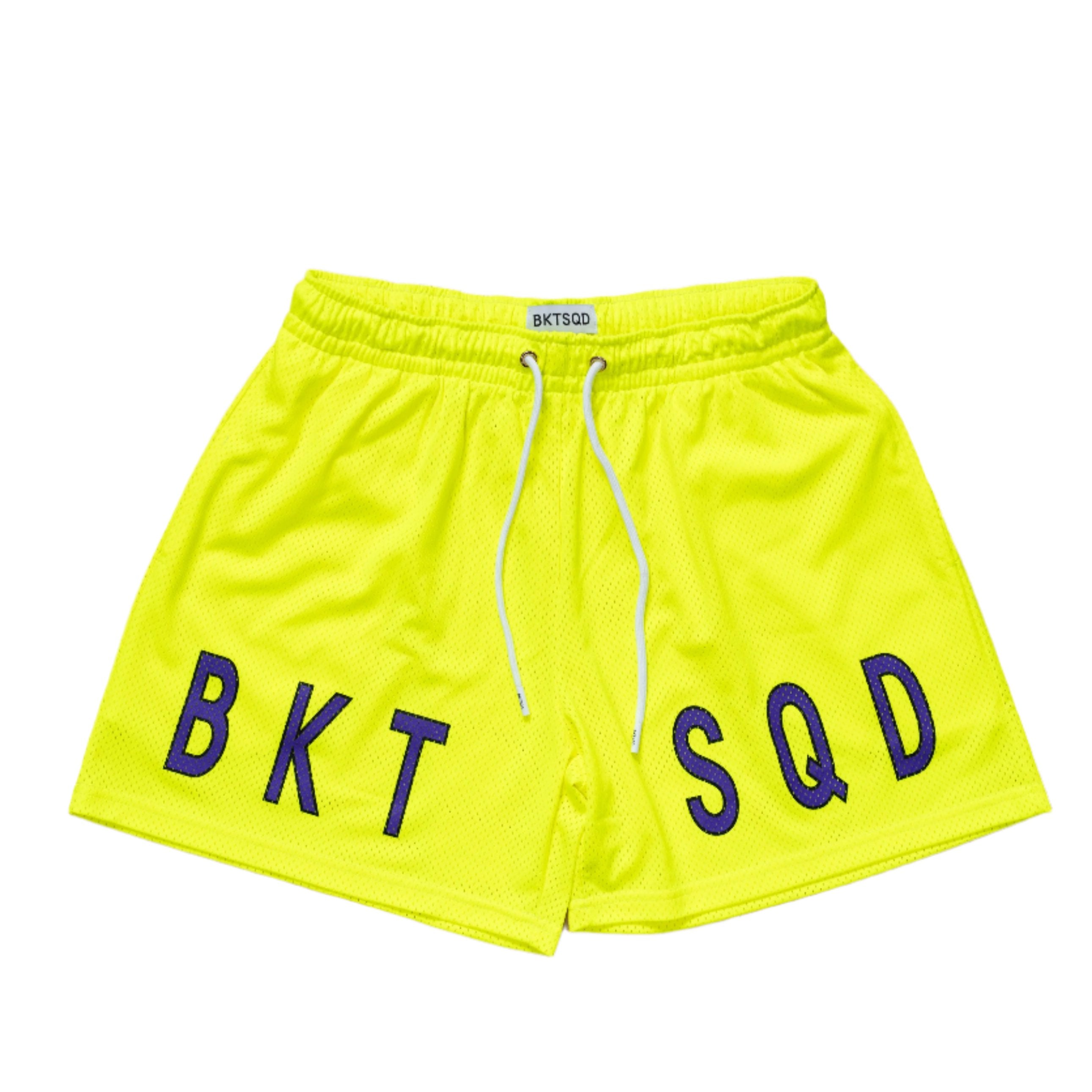 NEON YELLOW SHORTS