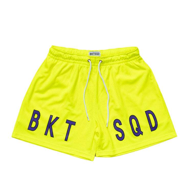 NEON YELLOW SHORTS BUCKETSQUAD