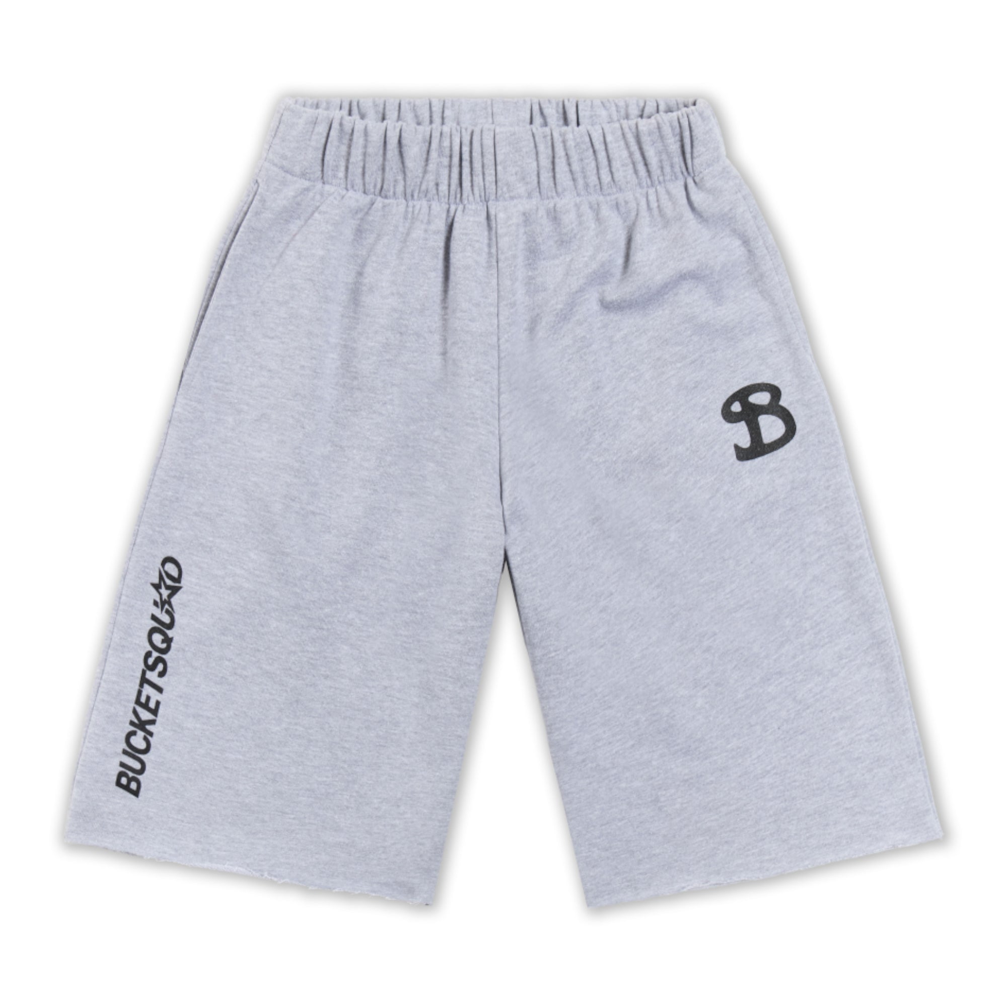 YOUTH CORE CUTOFF SWEATSHORTS - GREY