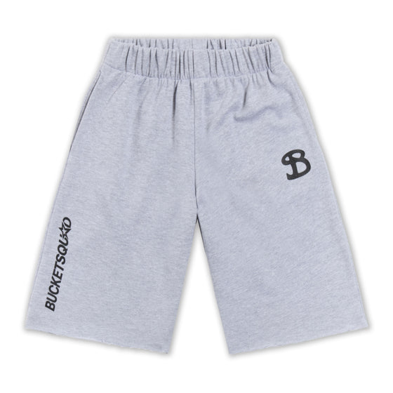YOUTH CORE CUTOFF SWEATSHORTS - GREY