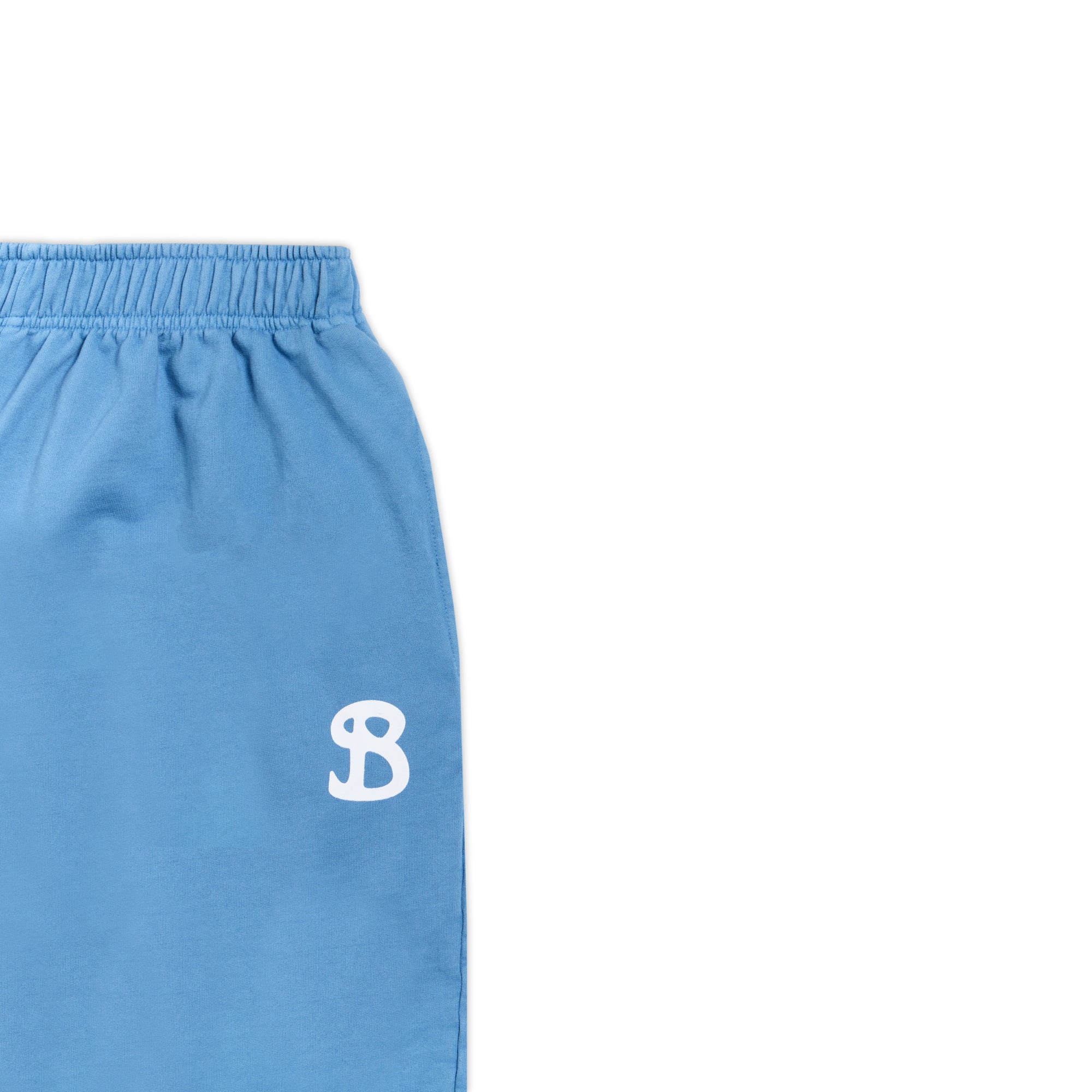 YOUTH CORE CUTOFF SWEATSHORTS - BABY BLUE