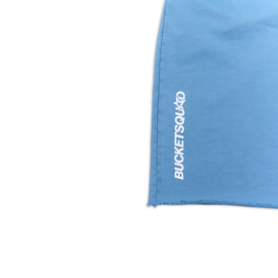 CORE CUTOFF SWEATSHORTS - BABY BLUE