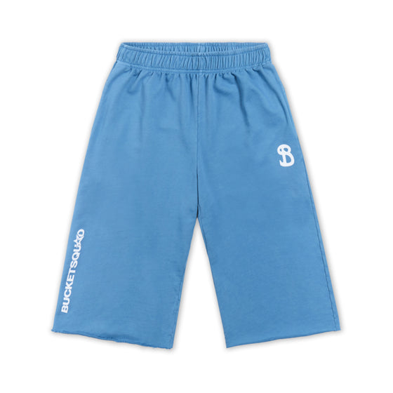 CORE CUTOFF SWEATSHORTS - BABY BLUE