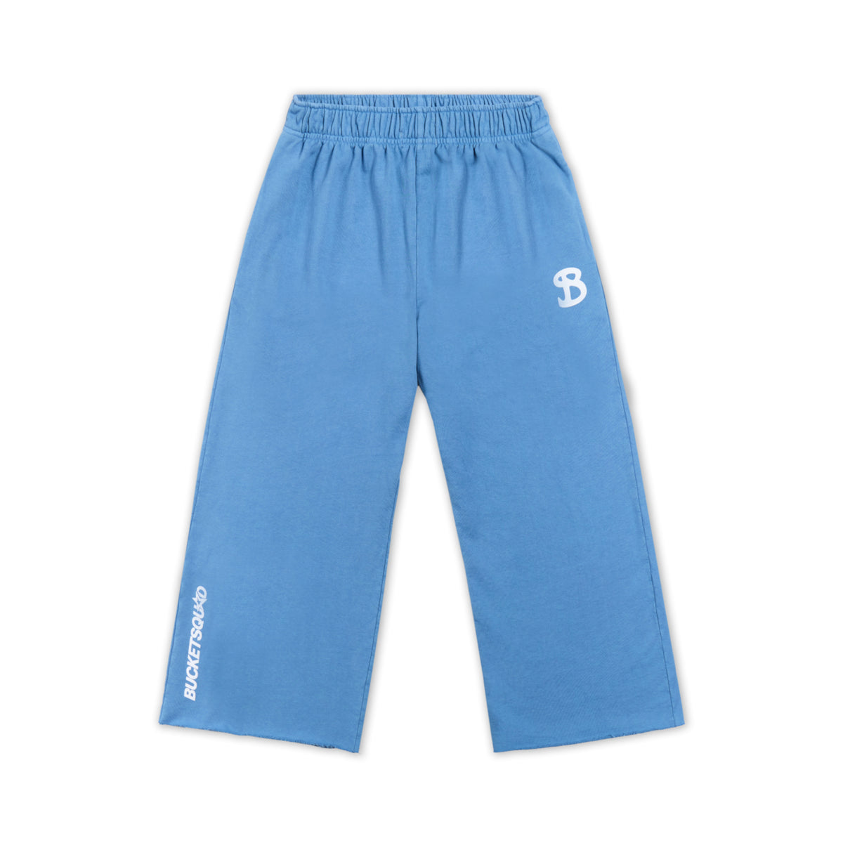 BKTSQD Hooper Cutoff Sweatpants - Baby Blue | Bucketsquad