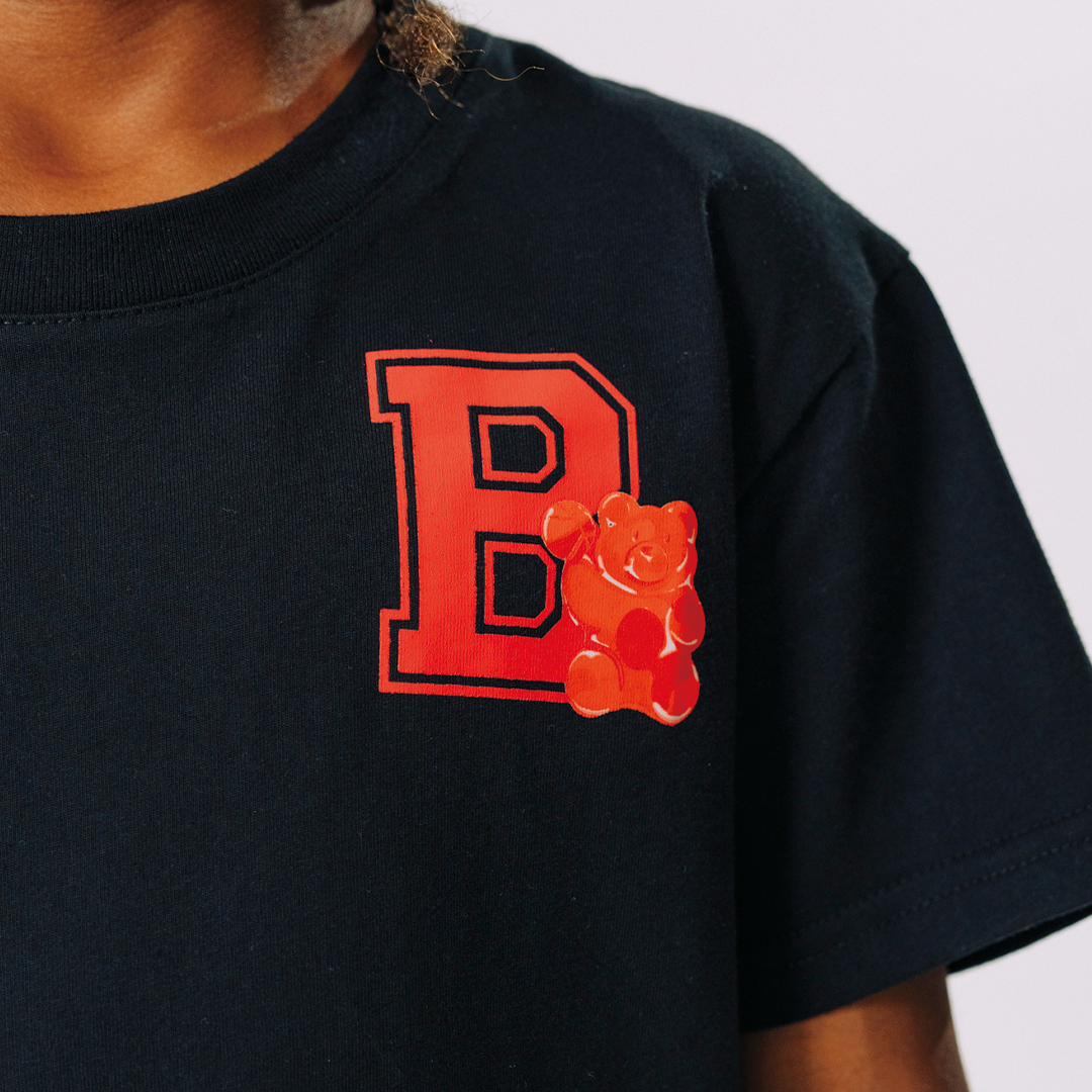 GUMMY BEAR YOUTH TEE - BLACK
