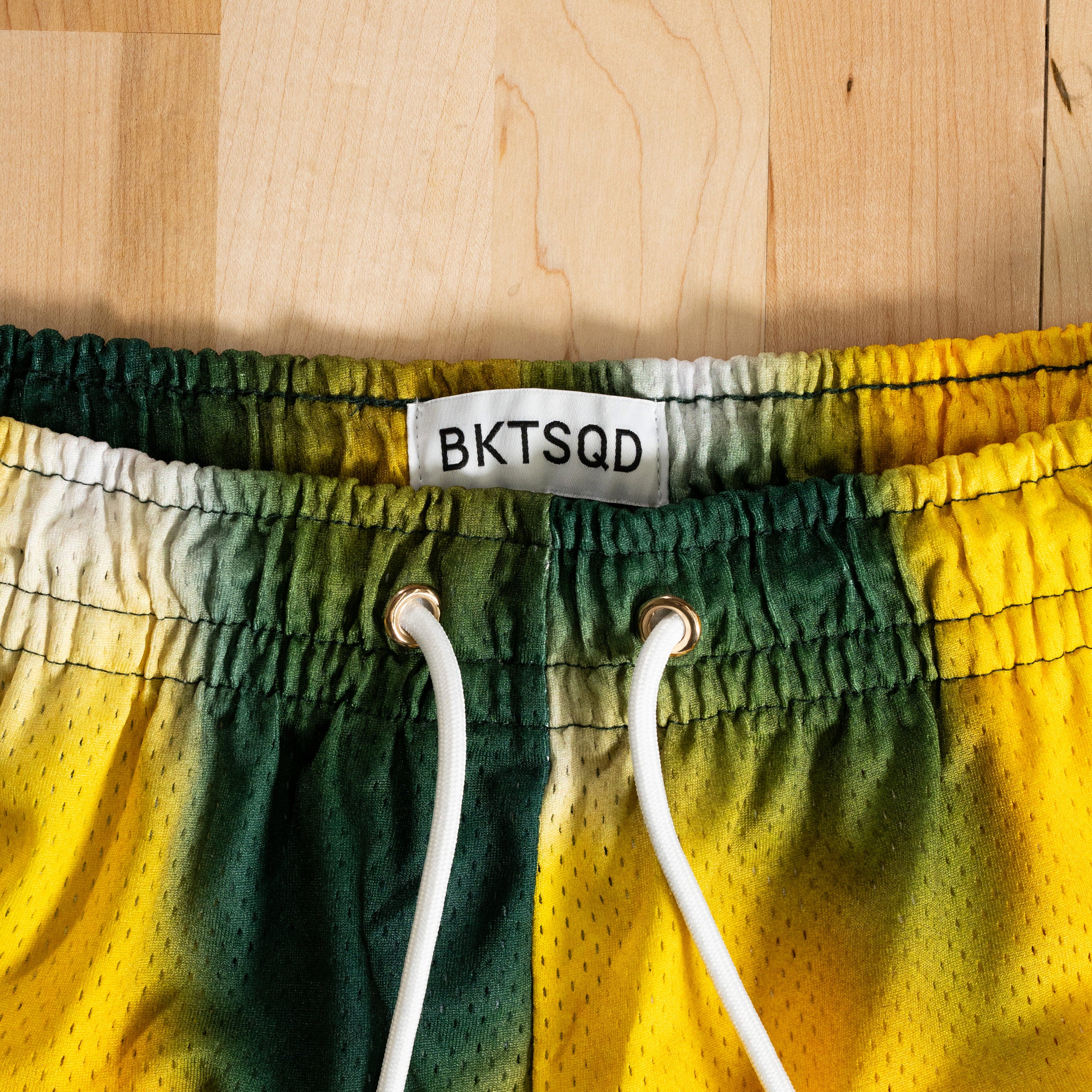 MARCH SLAM SHORTS - GREEN, YELLOW, WHITE