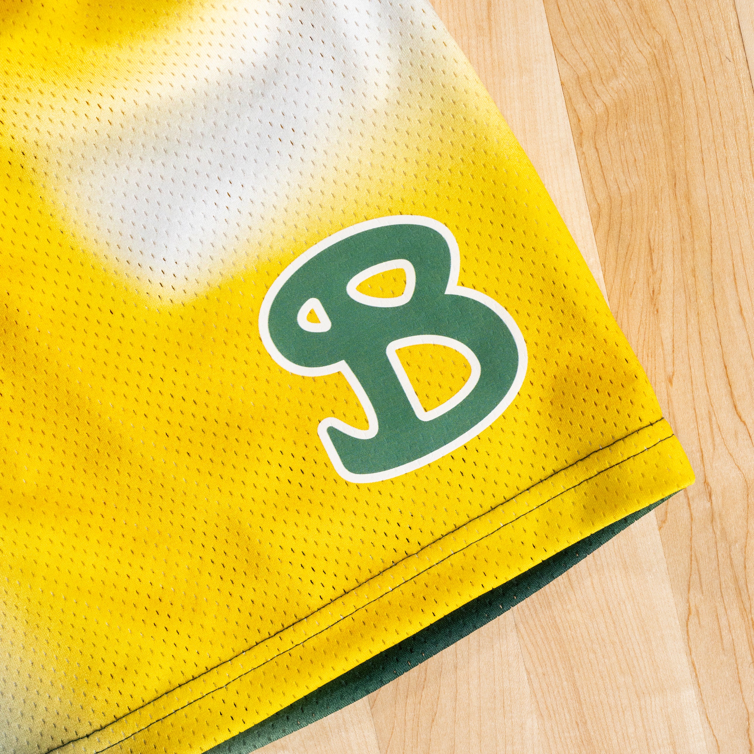 MARCH SLAM SHORTS - GREEN, YELLOW, WHITE