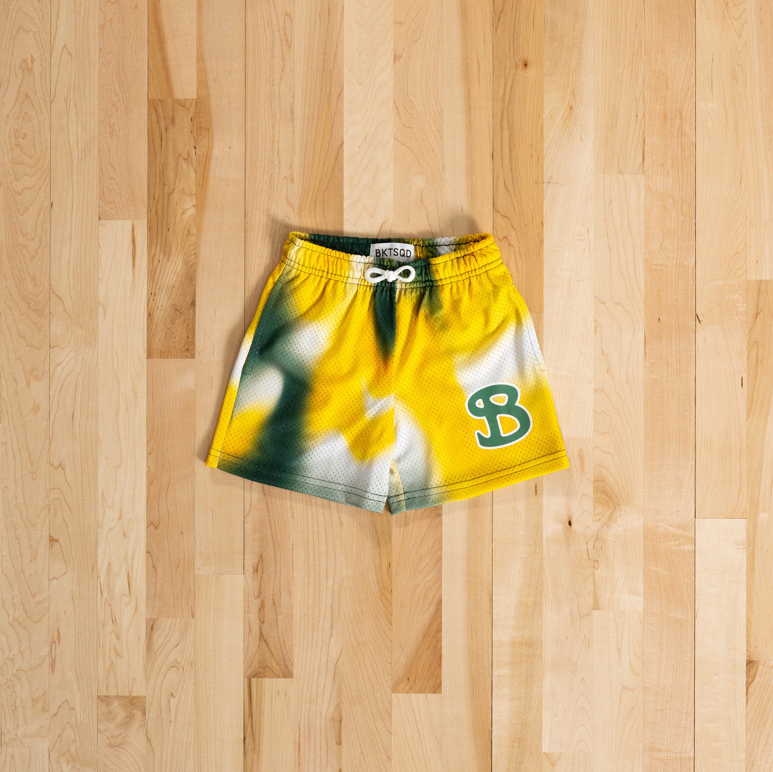MARCH SLAM YOUTH SHORTS - GREEN, YELLOW, WHITE