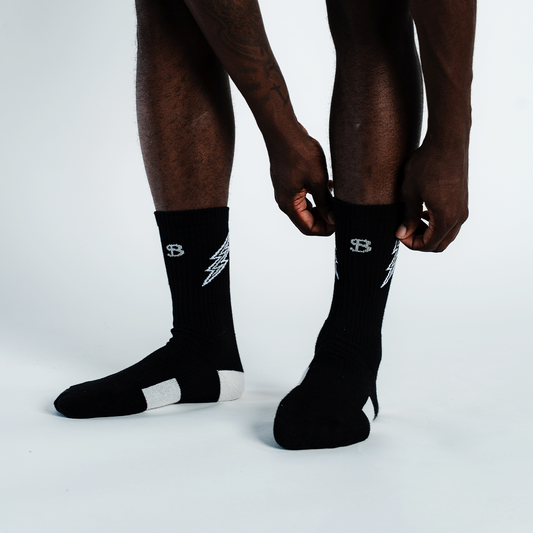 LIGHTNING PERFORMANCE SOCKS 3 PACK - STEALTH
