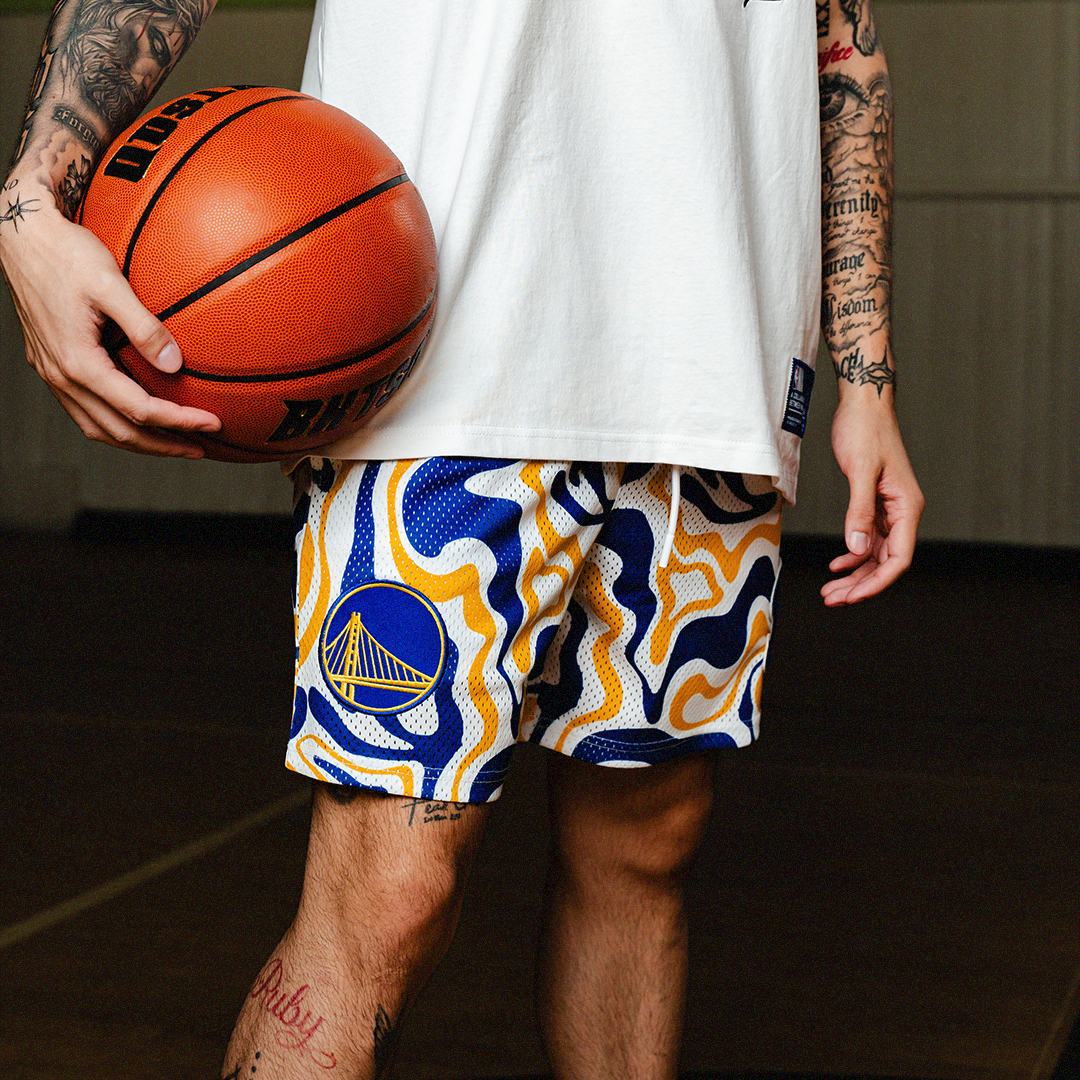 NBA x BKTSQD GOLDEN STATE WARRIORS TIDAL SHORTS