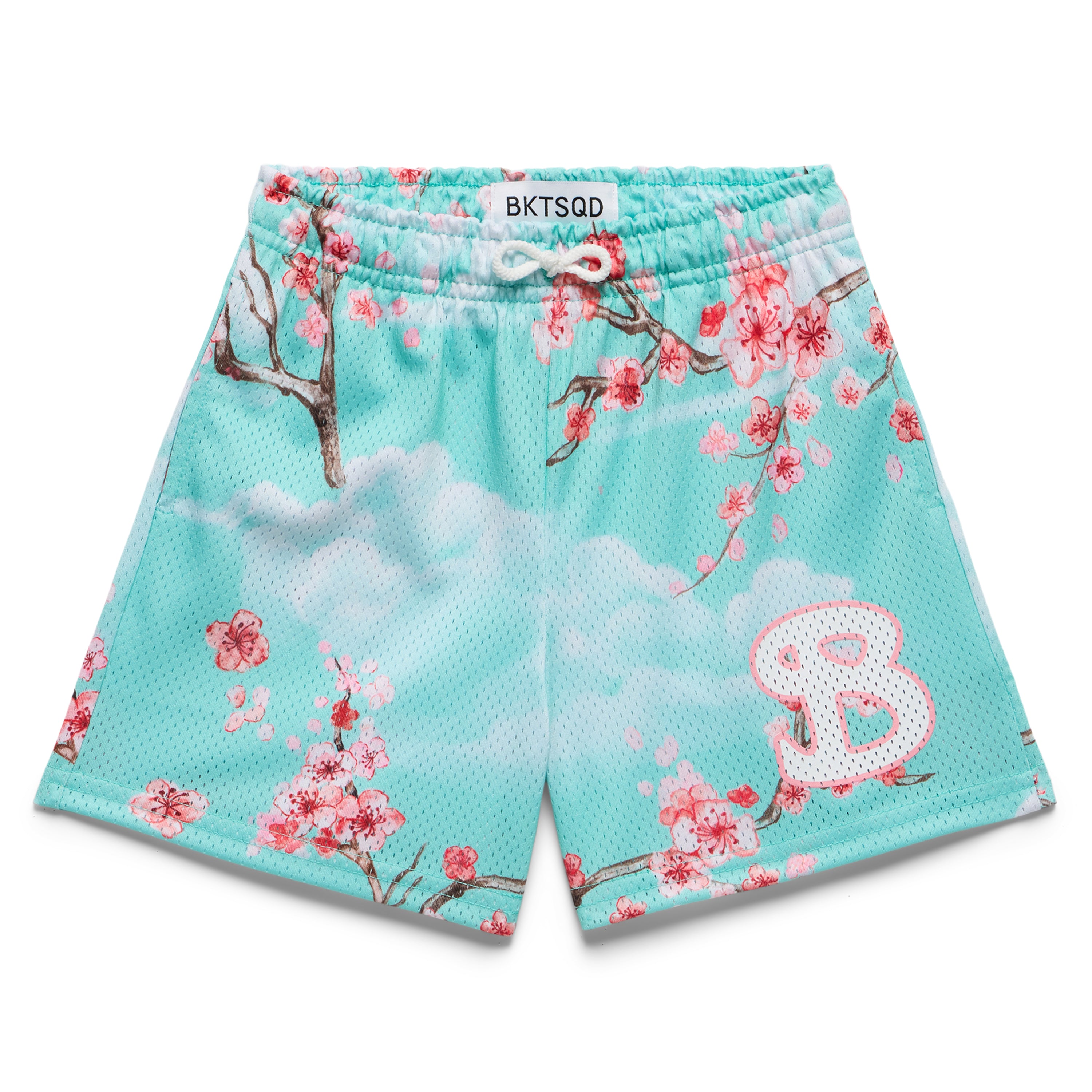 CHERRY BLOSSOM SPRING SKY YOUTH SHORTS