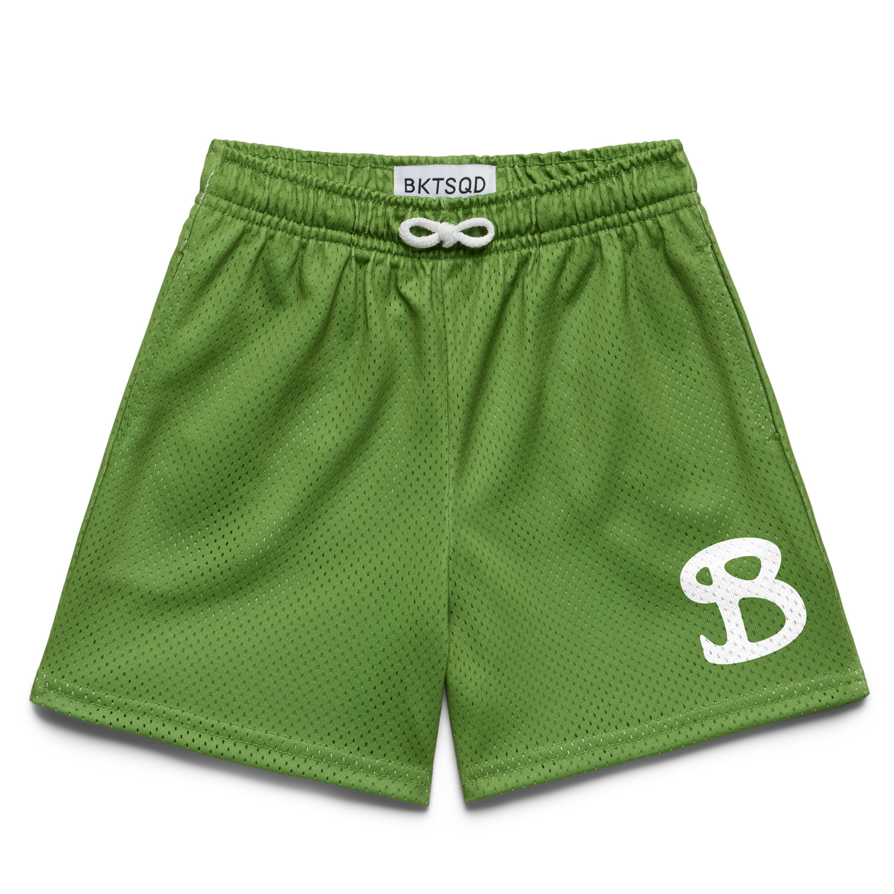 MOSS GREEN SOLID YOUTH SHORTS