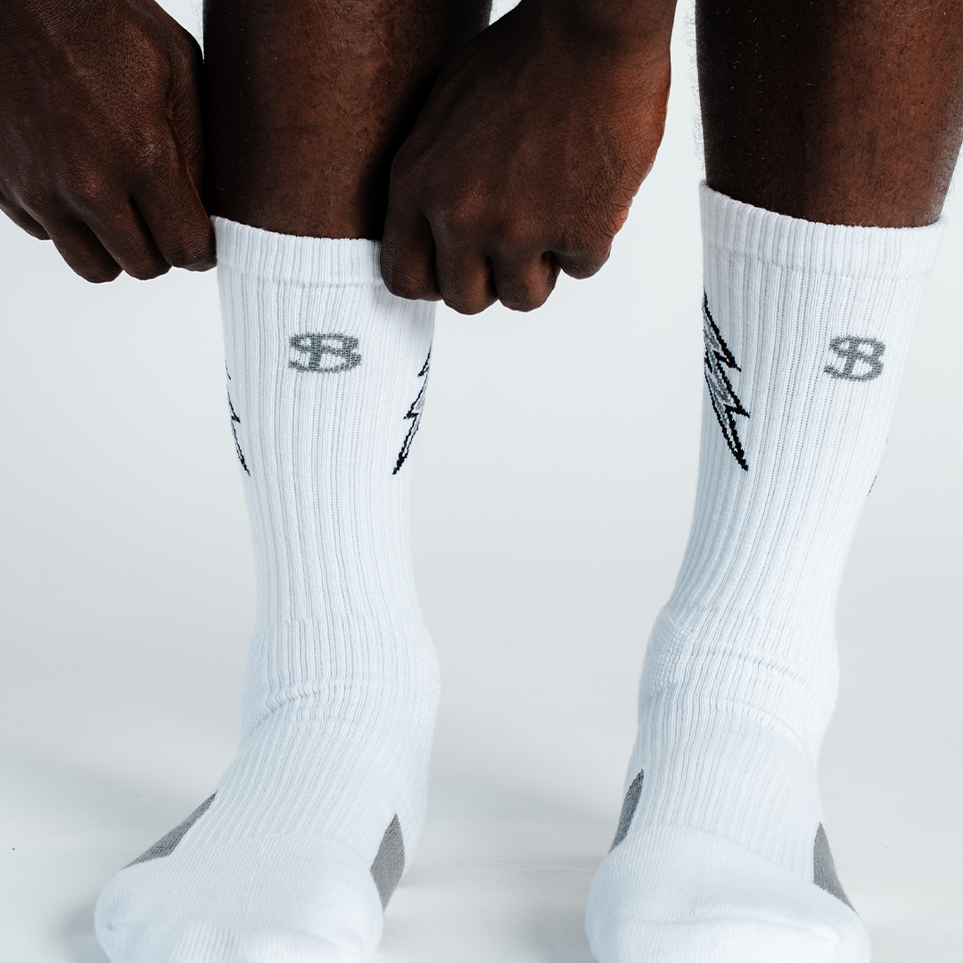 LIGHTNING PERFORMANCE SOCKS 3 PACK - ARCTIC