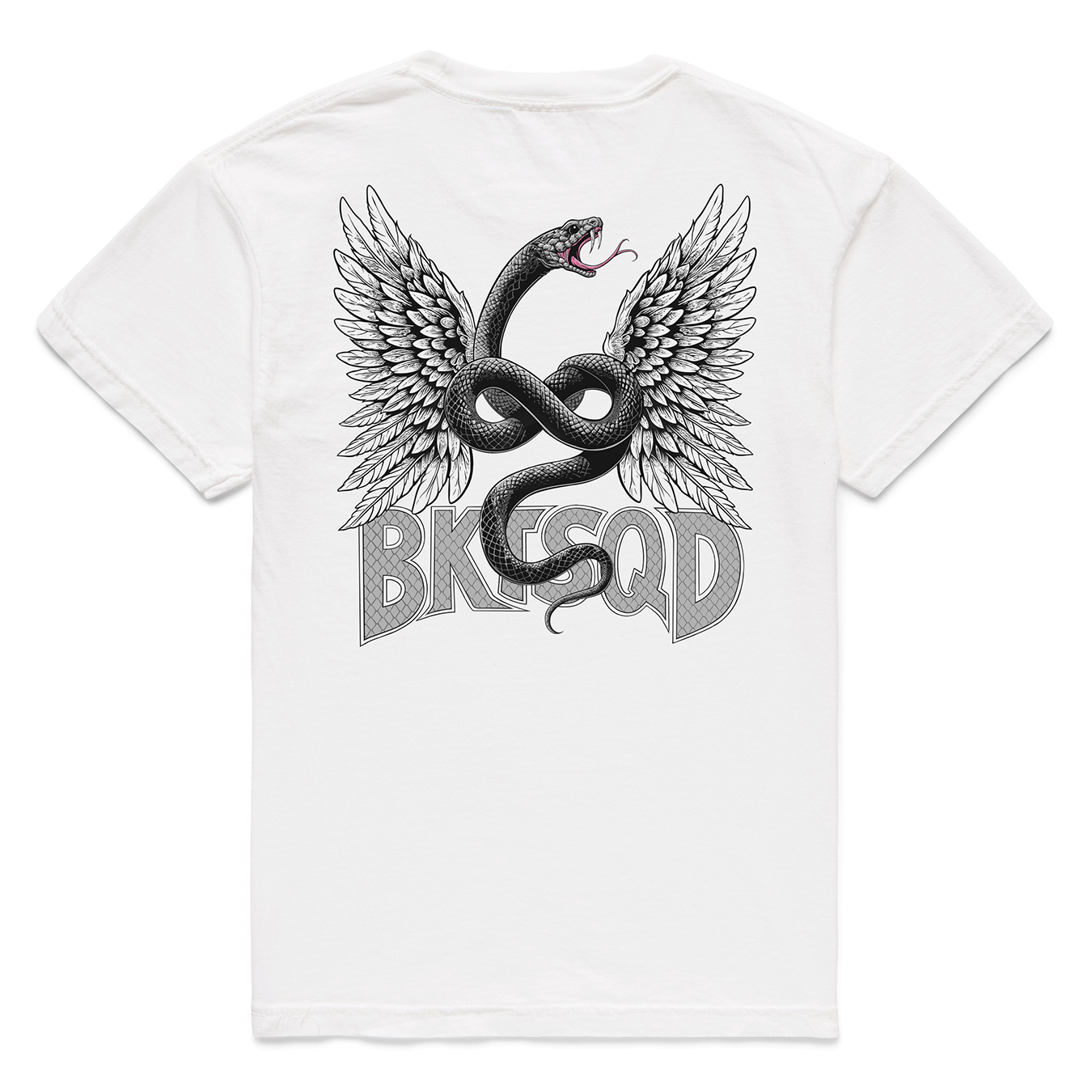 BLACK VIPER YOUTH TEE - WHITE