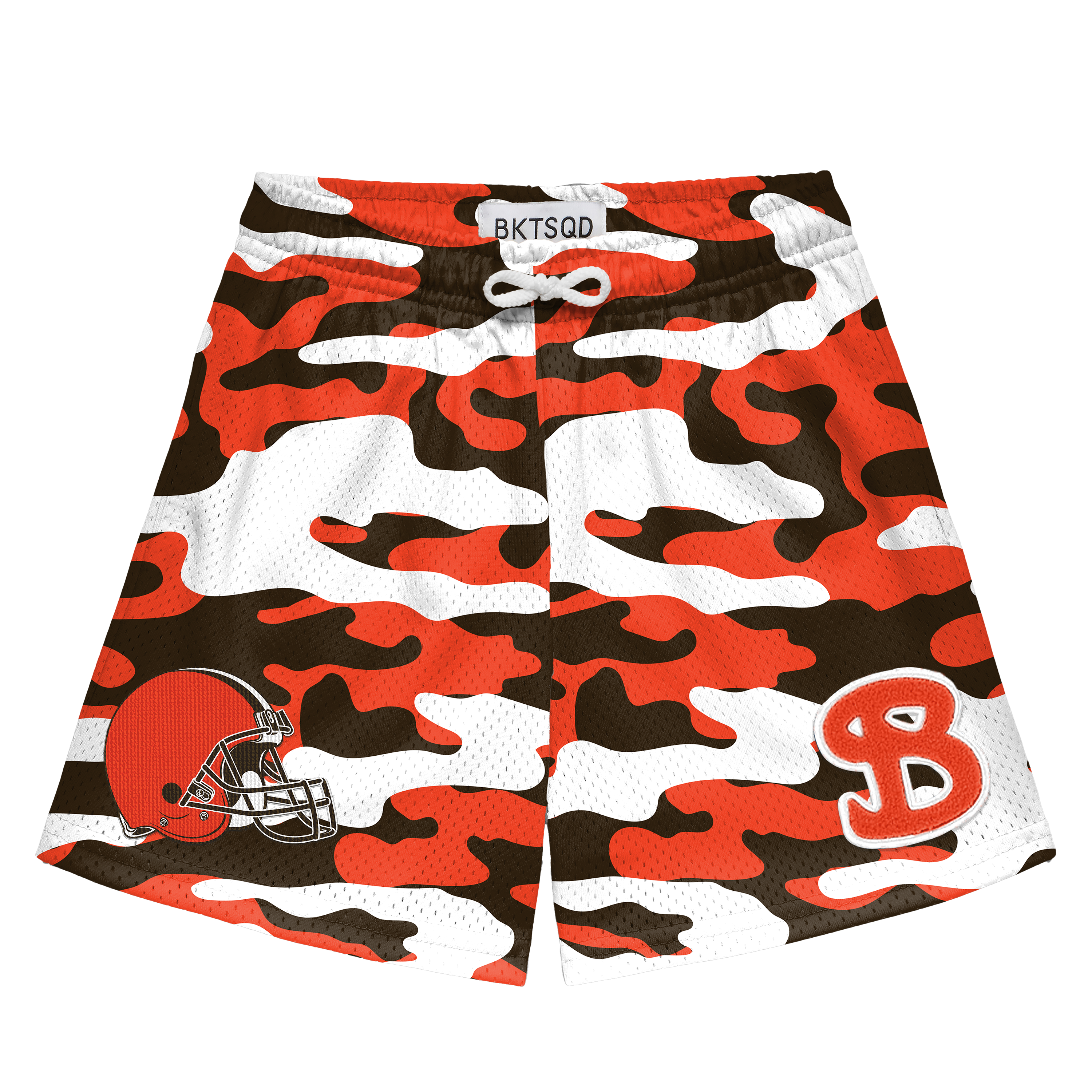 YOUTH BROWNS CAMO SHORTS
