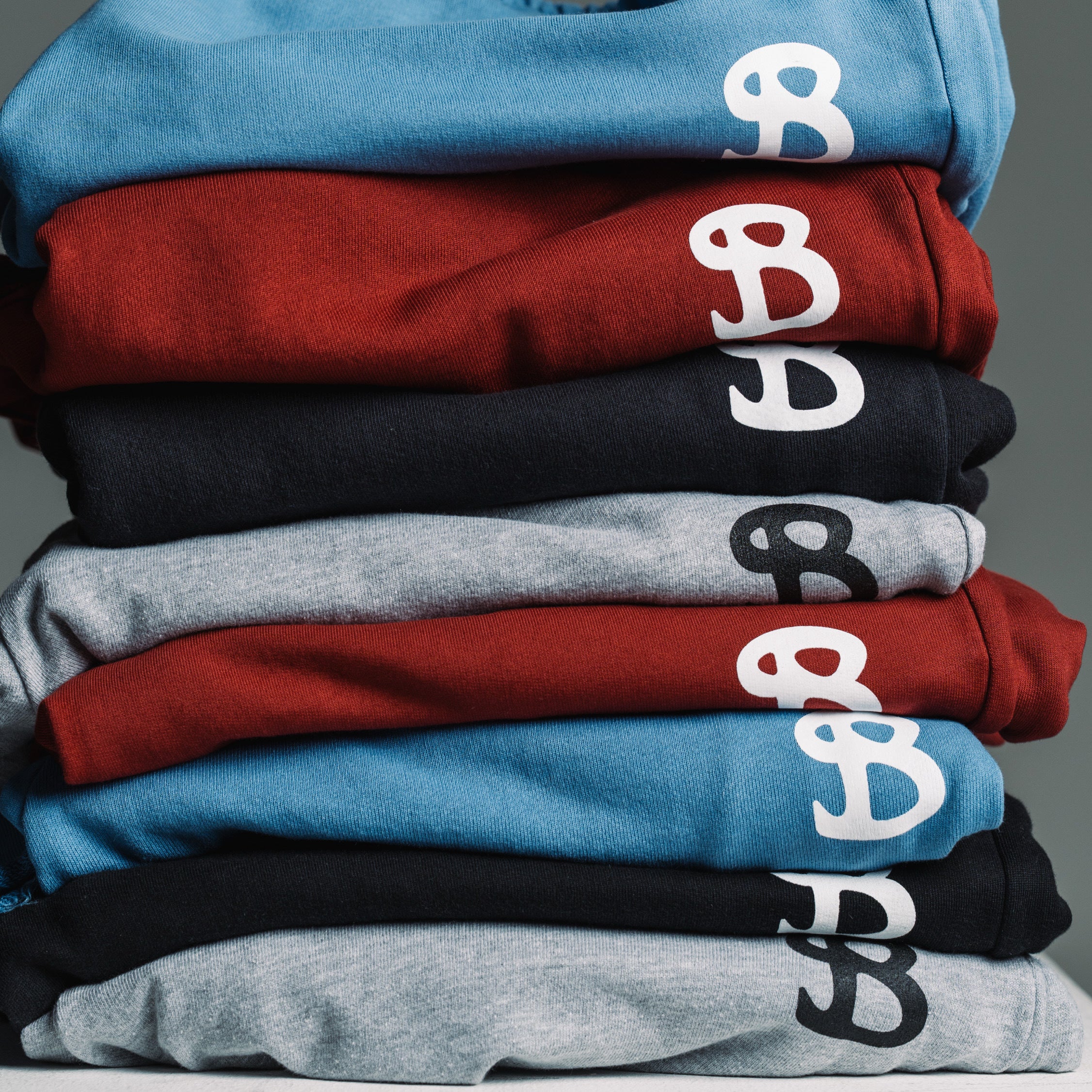 YOUTH CORE CUTOFF SWEATSHORTS - BABY BLUE