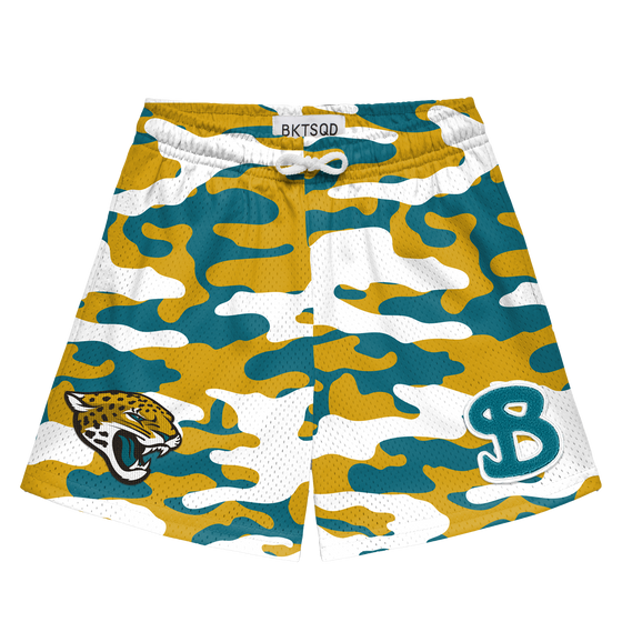 YOUTH JAGUARS CAMO SHORTS