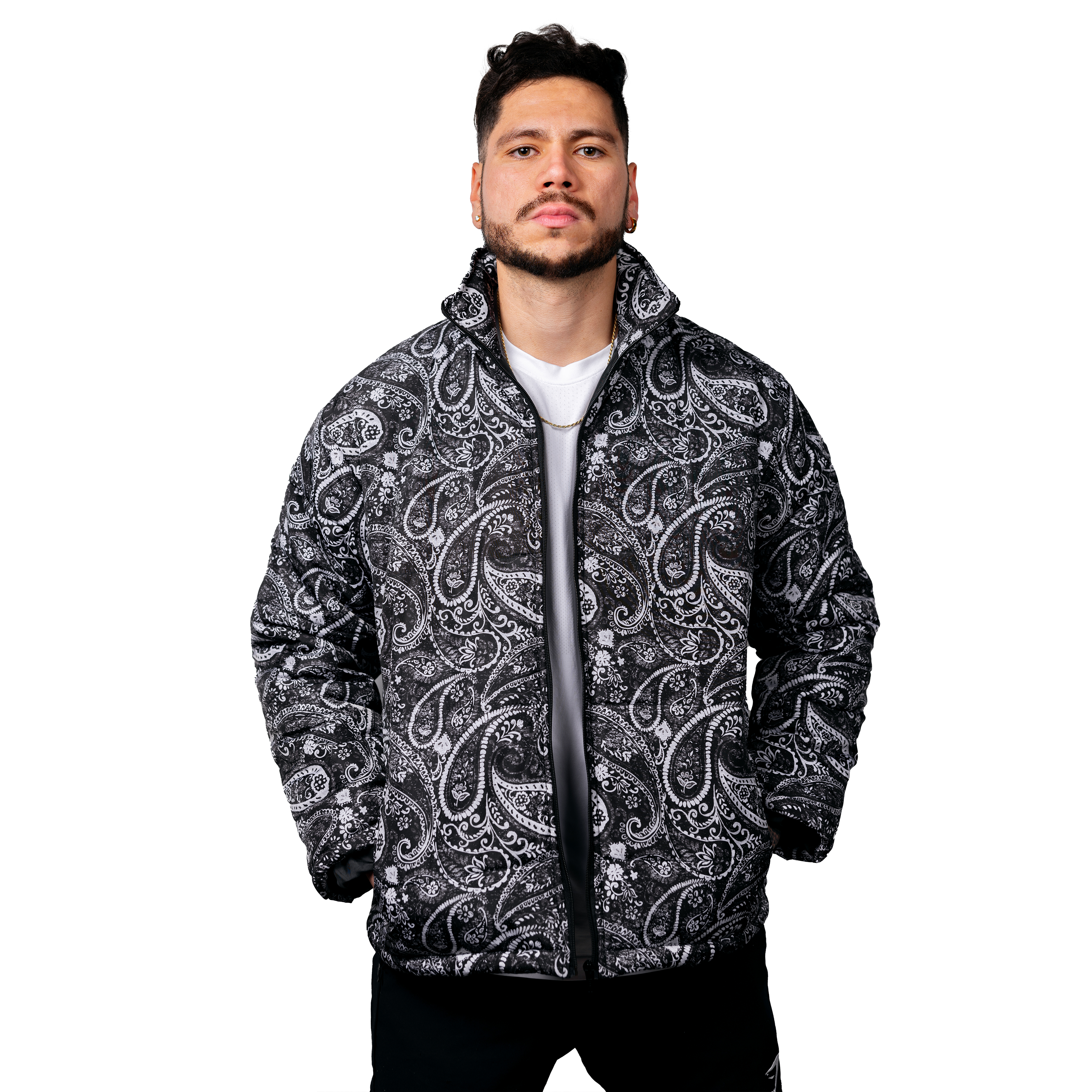 PAISLEY PUFFER JACKET