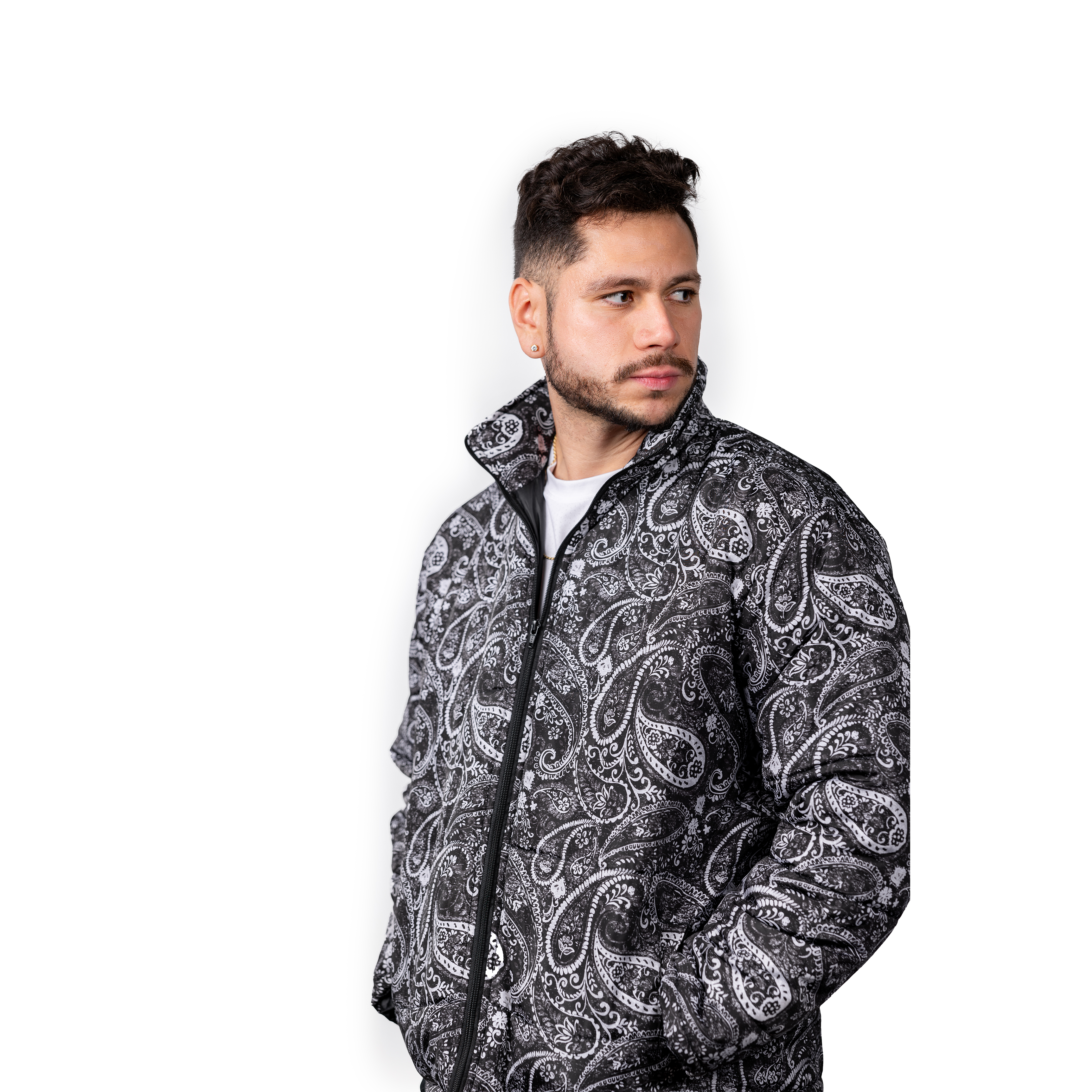 PAISLEY PUFFER JACKET