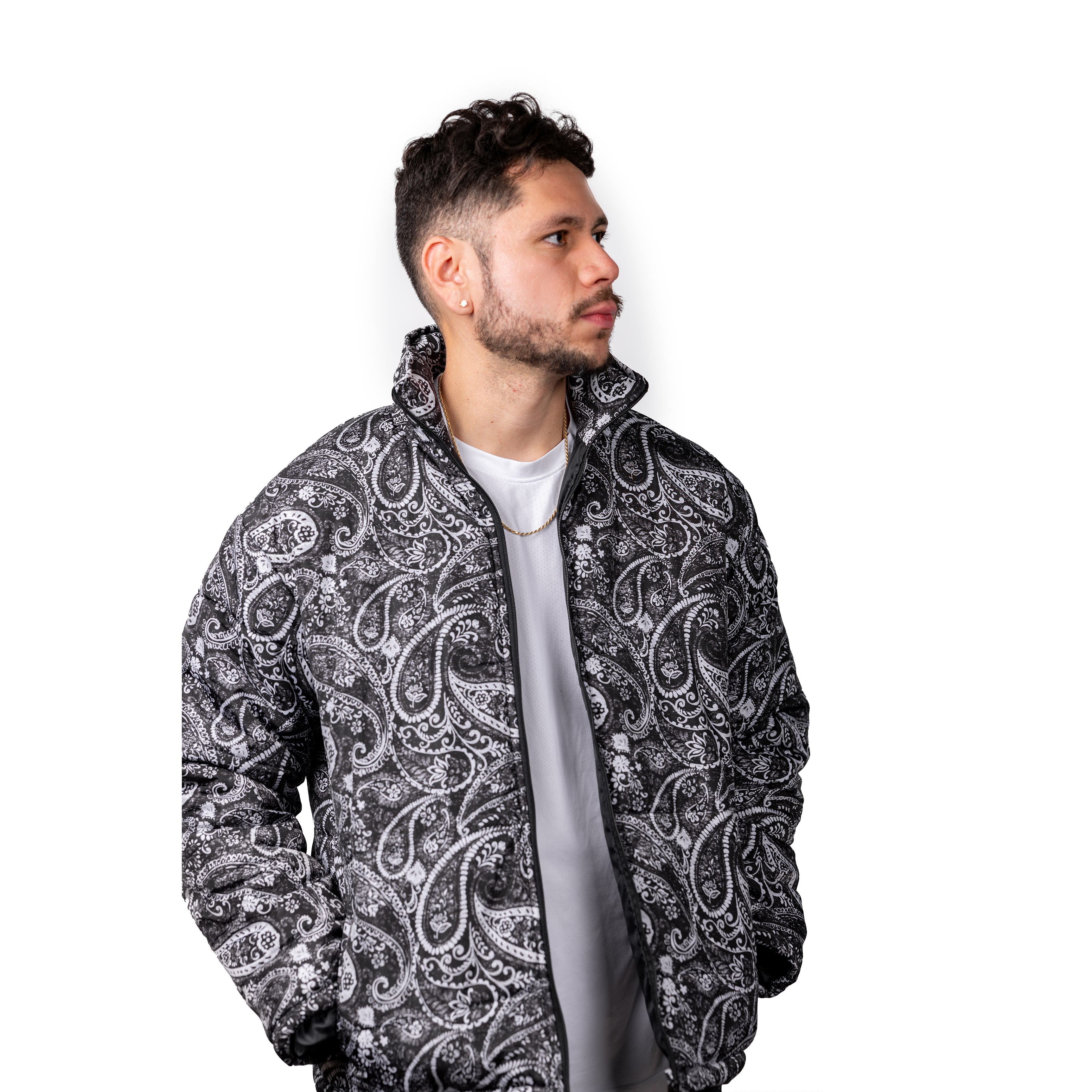 PAISLEY PUFFER JACKET